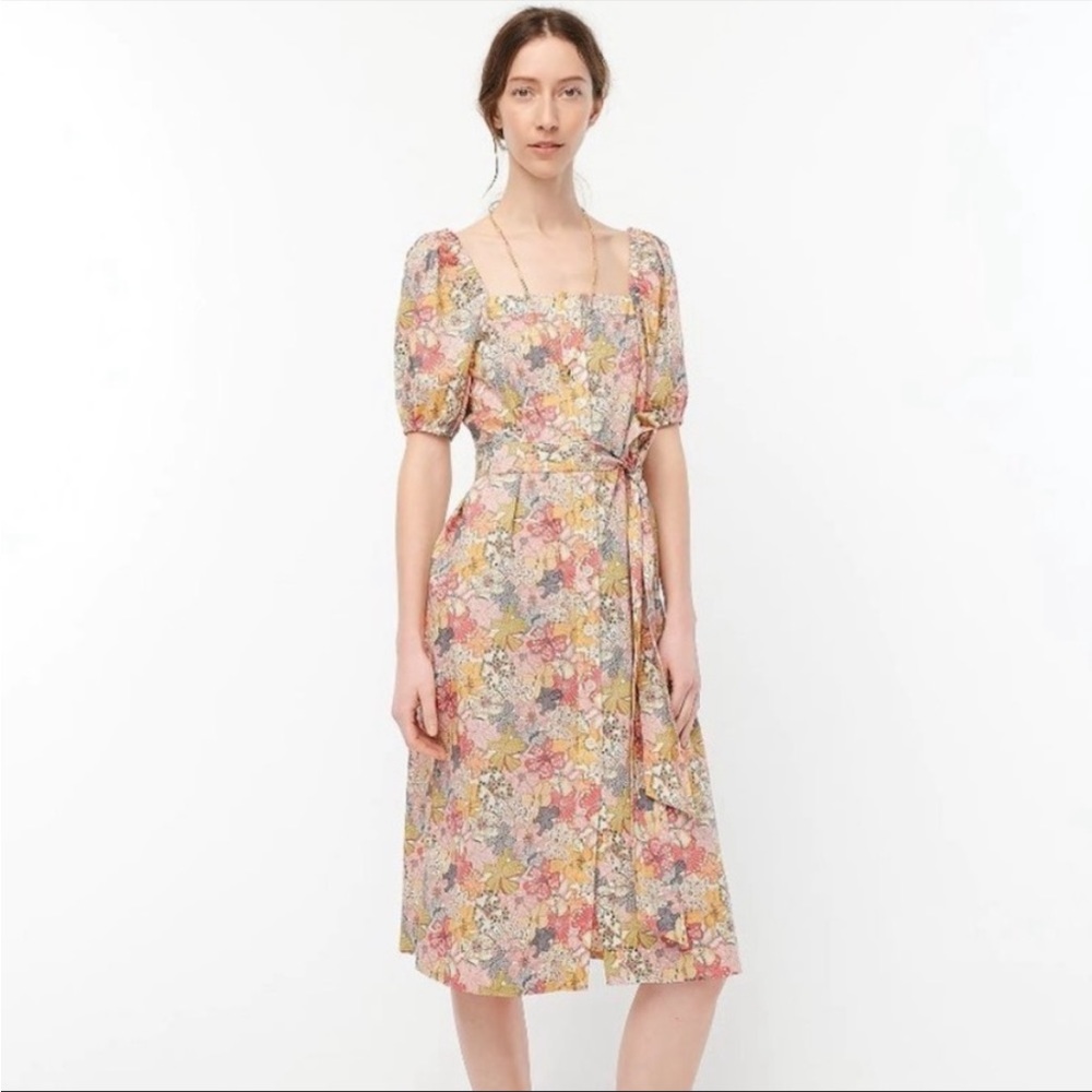 J. Crew Cottage dress in Liberty® Mauvey floral